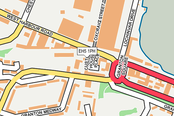 EH5 1PH map - OS OpenMap – Local (Ordnance Survey) EH5 1PH map - OS OpenMap – Local (Ordnance Survey)