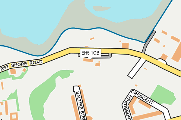 EH5 1QB map - OS OpenMap – Local (Ordnance Survey) EH5 1QB map - OS OpenMap – Local (Ordnance Survey)