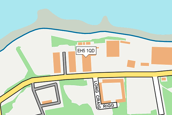 EH5 1QD map - OS OpenMap – Local (Ordnance Survey) EH5 1QD map - OS OpenMap – Local (Ordnance Survey)