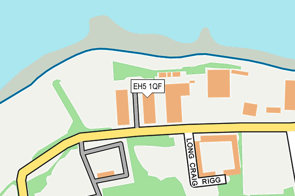 EH5 1QF map - OS OpenMap – Local (Ordnance Survey) EH5 1QF map - OS OpenMap – Local (Ordnance Survey)