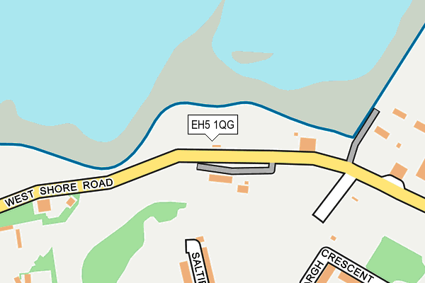 EH5 1QG map - OS OpenMap – Local (Ordnance Survey) EH5 1QG map - OS OpenMap – Local (Ordnance Survey)