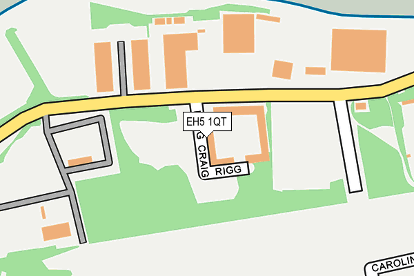 EH5 1QT map - OS OpenMap – Local (Ordnance Survey)