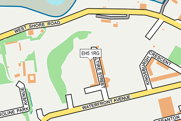 EH5 1RG map - OS OpenMap – Local (Ordnance Survey) EH5 1RG map - OS OpenMap – Local (Ordnance Survey)