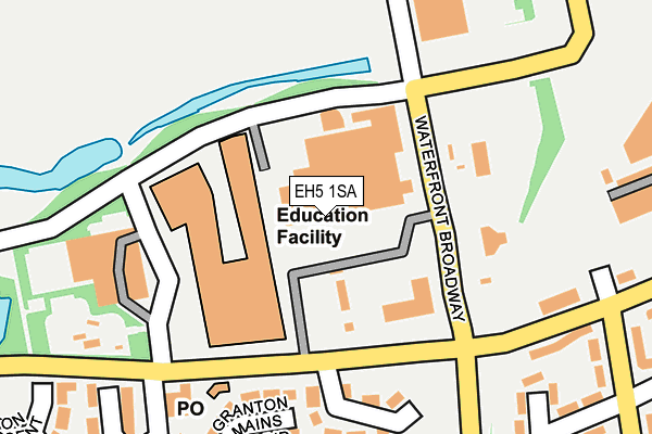 EH5 1SA map - OS OpenMap – Local (Ordnance Survey) EH5 1SA map - OS OpenMap – Local (Ordnance Survey)