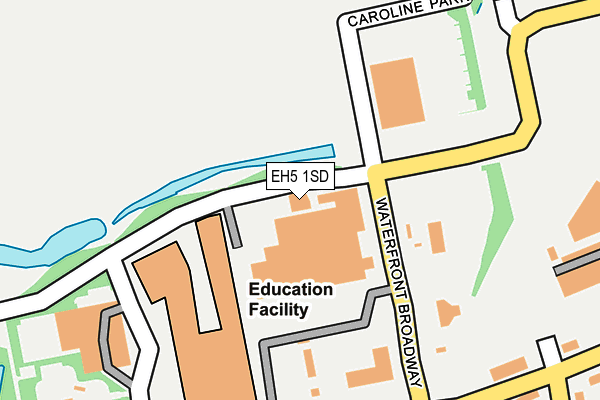 EH5 1SD map - OS OpenMap – Local (Ordnance Survey) EH5 1SD map - OS OpenMap – Local (Ordnance Survey)
