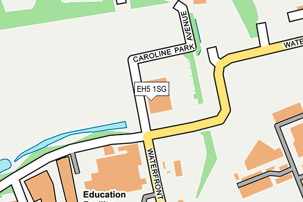 EH5 1SG map - OS OpenMap – Local (Ordnance Survey) EH5 1SG map - OS OpenMap – Local (Ordnance Survey)