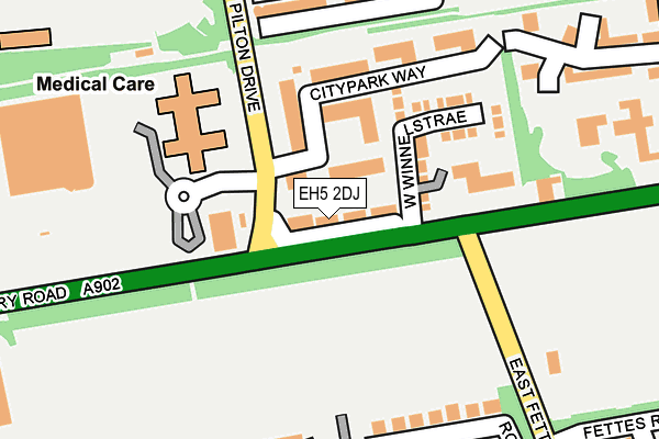 EH5 2DJ map - OS OpenMap – Local (Ordnance Survey) EH5 2DJ map - OS OpenMap – Local (Ordnance Survey)