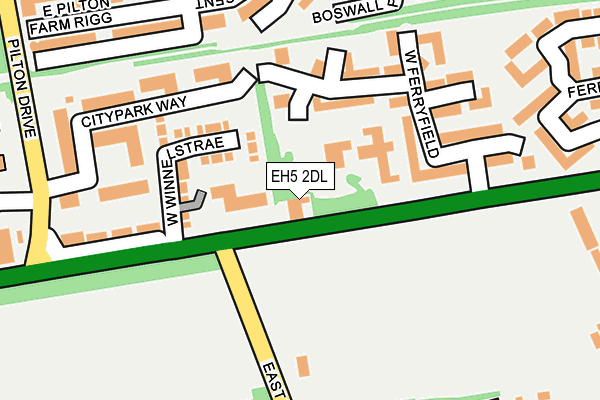 EH5 2DL map - OS OpenMap – Local (Ordnance Survey) EH5 2DL map - OS OpenMap – Local (Ordnance Survey)