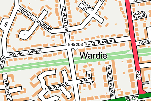 EH5 2DS map - OS OpenMap – Local (Ordnance Survey) EH5 2DS map - OS OpenMap – Local (Ordnance Survey)