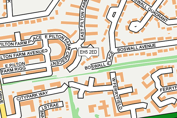 EH5 2ED map - OS OpenMap – Local (Ordnance Survey) EH5 2ED map - OS OpenMap – Local (Ordnance Survey)