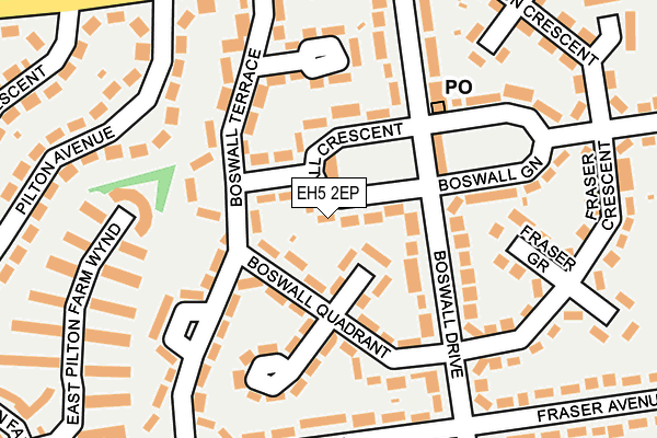 EH5 2EP map - OS OpenMap – Local (Ordnance Survey) EH5 2EP map - OS OpenMap – Local (Ordnance Survey)