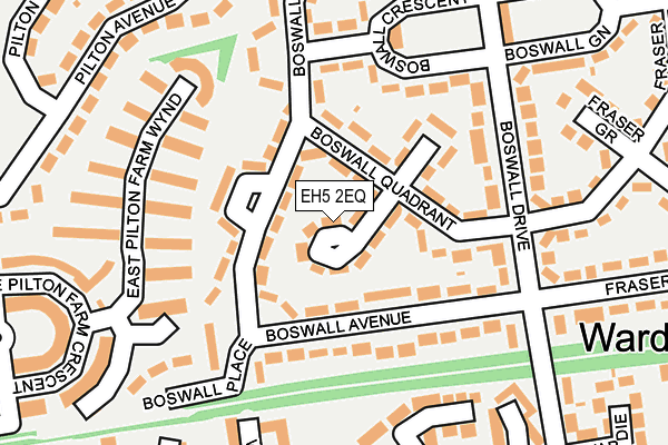 EH5 2EQ map - OS OpenMap – Local (Ordnance Survey) EH5 2EQ map - OS OpenMap – Local (Ordnance Survey)