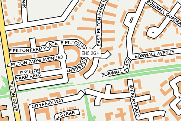 EH5 2GH map - OS OpenMap – Local (Ordnance Survey) EH5 2GH map - OS OpenMap – Local (Ordnance Survey)