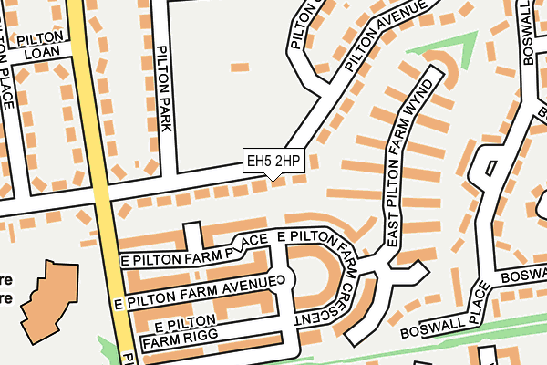 EH5 2HP map - OS OpenMap – Local (Ordnance Survey) EH5 2HP map - OS OpenMap – Local (Ordnance Survey)