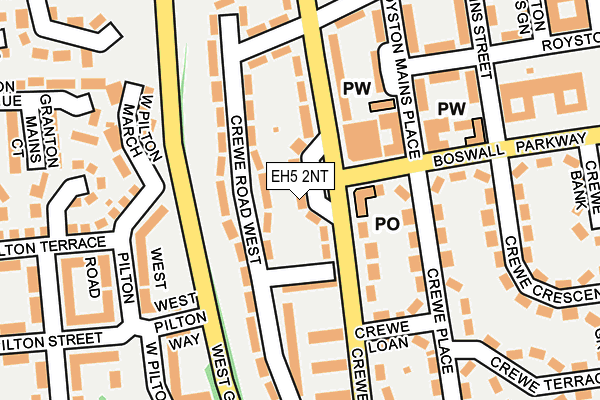 EH5 2NT map - OS OpenMap – Local (Ordnance Survey) EH5 2NT map - OS OpenMap – Local (Ordnance Survey)