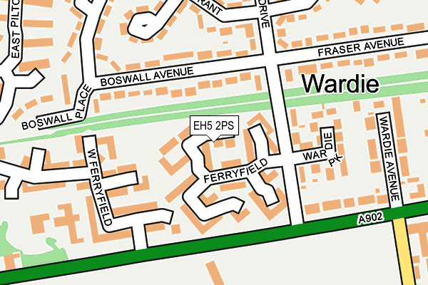 EH5 2PS map - OS OpenMap – Local (Ordnance Survey) EH5 2PS map - OS OpenMap – Local (Ordnance Survey)