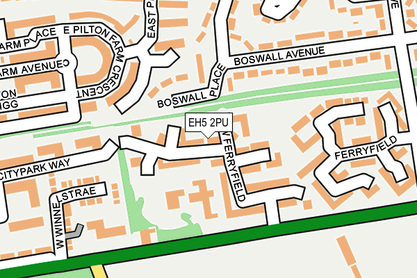 EH5 2PU map - OS OpenMap – Local (Ordnance Survey) EH5 2PU map - OS OpenMap – Local (Ordnance Survey)