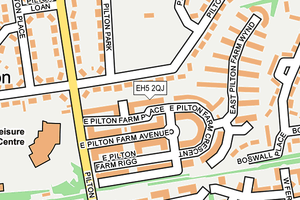 EH5 2QJ map - OS OpenMap – Local (Ordnance Survey) EH5 2QJ map - OS OpenMap – Local (Ordnance Survey)