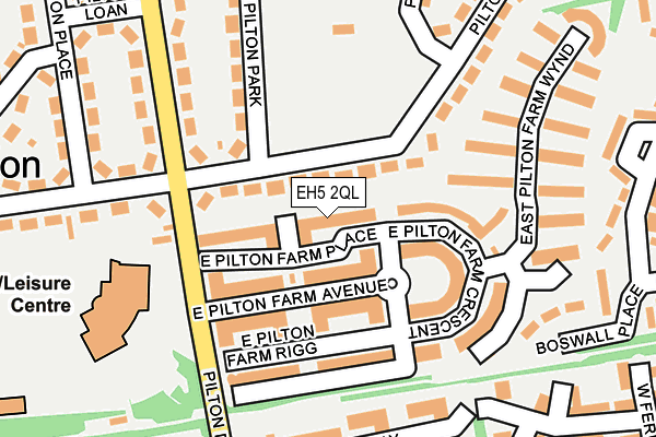 EH5 2QL map - OS OpenMap – Local (Ordnance Survey) EH5 2QL map - OS OpenMap – Local (Ordnance Survey)