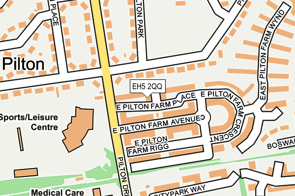 EH5 2QQ map - OS OpenMap – Local (Ordnance Survey) EH5 2QQ map - OS OpenMap – Local (Ordnance Survey)