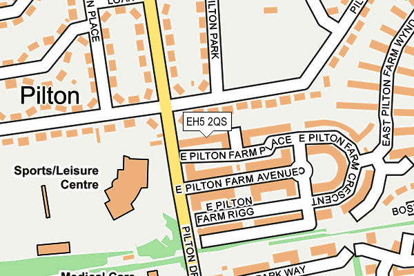 EH5 2QS map - OS OpenMap – Local (Ordnance Survey) EH5 2QS map - OS OpenMap – Local (Ordnance Survey)