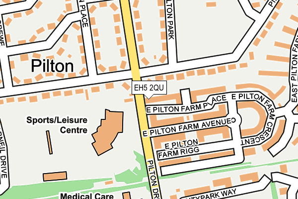 EH5 2QU map - OS OpenMap – Local (Ordnance Survey) EH5 2QU map - OS OpenMap – Local (Ordnance Survey)
