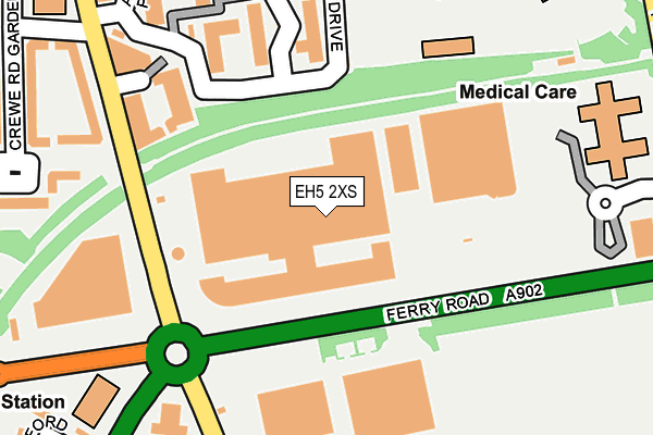 EH5 2XS map - OS OpenMap – Local (Ordnance Survey) EH5 2XS map - OS OpenMap – Local (Ordnance Survey)