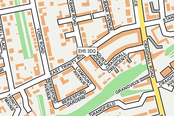 EH5 3DQ map - OS OpenMap – Local (Ordnance Survey) EH5 3DQ map - OS OpenMap – Local (Ordnance Survey)