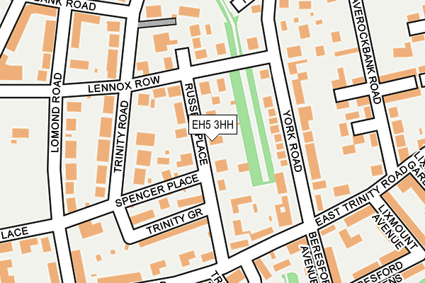 EH5 3HH map - OS OpenMap – Local (Ordnance Survey) EH5 3HH map - OS OpenMap – Local (Ordnance Survey)