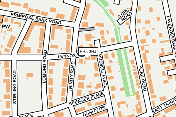 EH5 3HJ map - OS OpenMap – Local (Ordnance Survey) EH5 3HJ map - OS OpenMap – Local (Ordnance Survey)