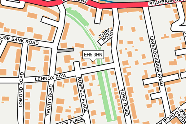 EH5 3HN map - OS OpenMap – Local (Ordnance Survey) EH5 3HN map - OS OpenMap – Local (Ordnance Survey)