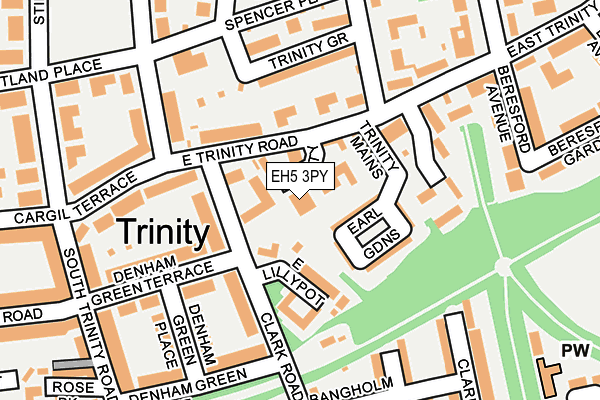 EH5 3PY map - OS OpenMap – Local (Ordnance Survey) EH5 3PY map - OS OpenMap – Local (Ordnance Survey)
