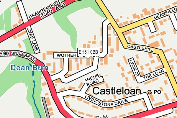 EH51 0BB map - OS OpenMap – Local (Ordnance Survey) EH51 0BB map - OS OpenMap – Local (Ordnance Survey)