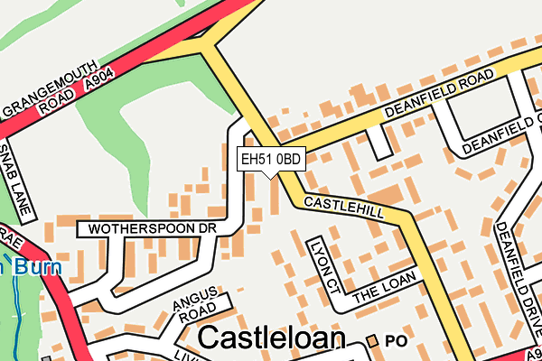 EH51 0BD map - OS OpenMap – Local (Ordnance Survey) EH51 0BD map - OS OpenMap – Local (Ordnance Survey)