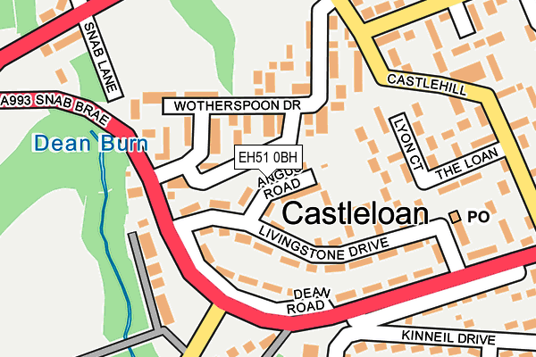 EH51 0BH map - OS OpenMap – Local (Ordnance Survey) EH51 0BH map - OS OpenMap – Local (Ordnance Survey)