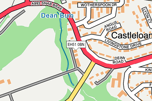 EH51 0BN map - OS OpenMap – Local (Ordnance Survey) EH51 0BN map - OS OpenMap – Local (Ordnance Survey)