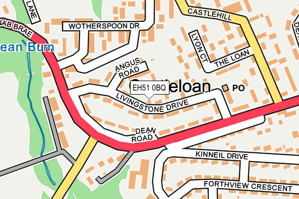 EH51 0BQ map - OS OpenMap – Local (Ordnance Survey) EH51 0BQ map - OS OpenMap – Local (Ordnance Survey)