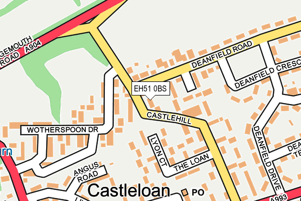 EH51 0BS map - OS OpenMap – Local (Ordnance Survey) EH51 0BS map - OS OpenMap – Local (Ordnance Survey)