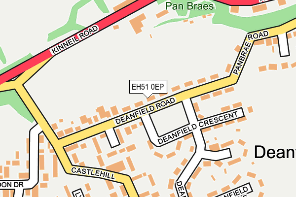 EH51 0EP map - OS OpenMap – Local (Ordnance Survey) EH51 0EP map - OS OpenMap – Local (Ordnance Survey)