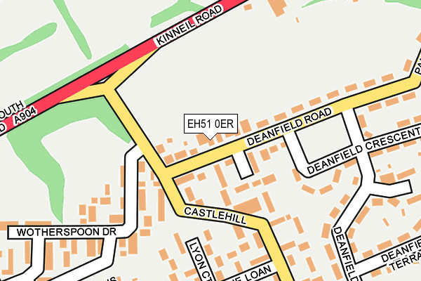 EH51 0ER map - OS OpenMap – Local (Ordnance Survey) EH51 0ER map - OS OpenMap – Local (Ordnance Survey)