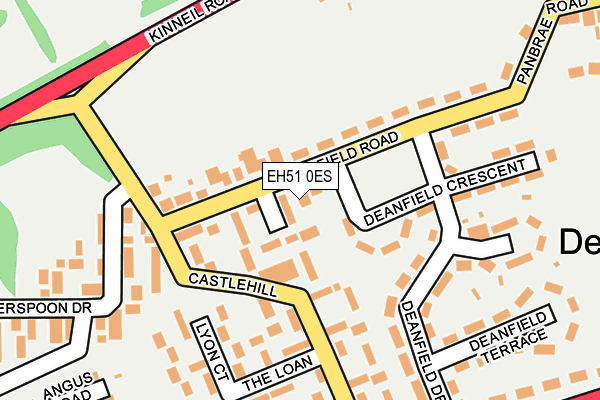 EH51 0ES map - OS OpenMap – Local (Ordnance Survey) EH51 0ES map - OS OpenMap – Local (Ordnance Survey)