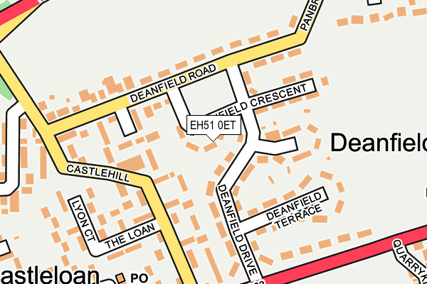 EH51 0ET map - OS OpenMap – Local (Ordnance Survey) EH51 0ET map - OS OpenMap – Local (Ordnance Survey)