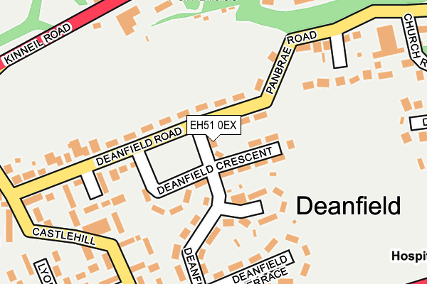 EH51 0EX map - OS OpenMap – Local (Ordnance Survey) EH51 0EX map - OS OpenMap – Local (Ordnance Survey)