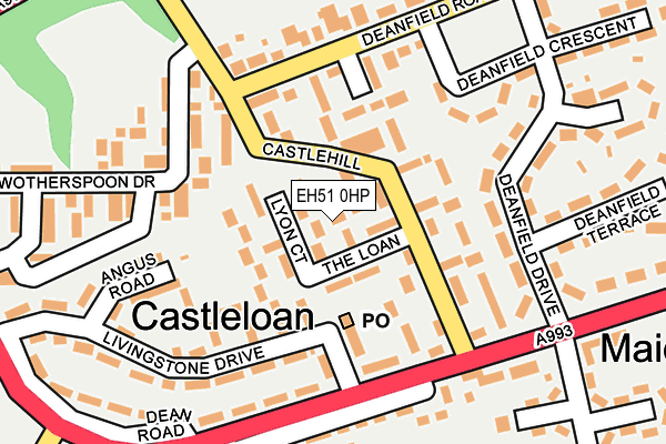 EH51 0HP map - OS OpenMap – Local (Ordnance Survey) EH51 0HP map - OS OpenMap – Local (Ordnance Survey)