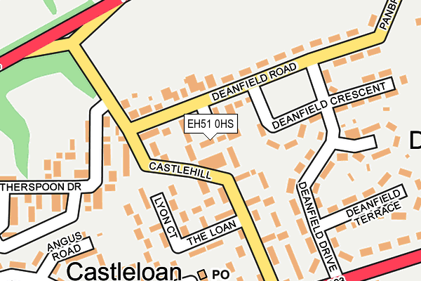 EH51 0HS map - OS OpenMap – Local (Ordnance Survey) EH51 0HS map - OS OpenMap – Local (Ordnance Survey)