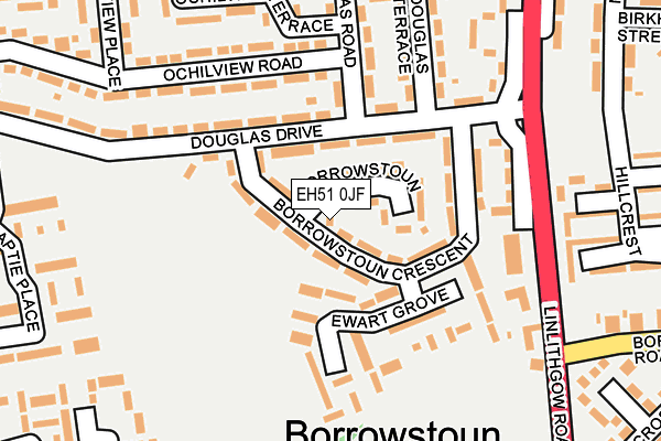 EH51 0JF map - OS OpenMap – Local (Ordnance Survey) EH51 0JF map - OS OpenMap – Local (Ordnance Survey)