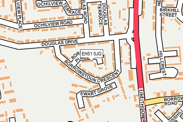 EH51 0JG map - OS OpenMap – Local (Ordnance Survey) EH51 0JG map - OS OpenMap – Local (Ordnance Survey)