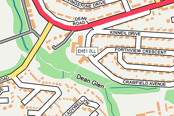 EH51 0LL map - OS OpenMap – Local (Ordnance Survey) EH51 0LL map - OS OpenMap – Local (Ordnance Survey)