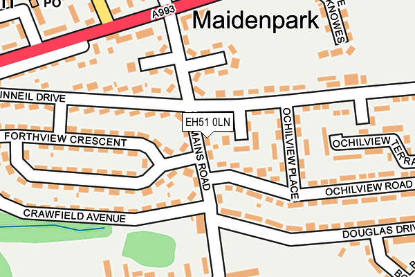 EH51 0LN map - OS OpenMap – Local (Ordnance Survey) EH51 0LN map - OS OpenMap – Local (Ordnance Survey)