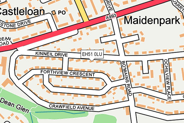 EH51 0LU map - OS OpenMap – Local (Ordnance Survey) EH51 0LU map - OS OpenMap – Local (Ordnance Survey)